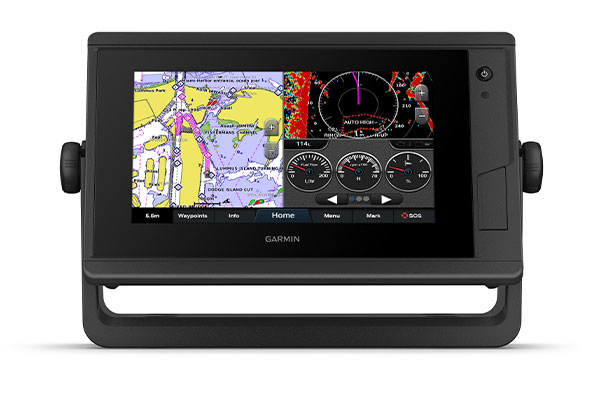 GPSMAP 722 Plus with Garmin Marine Network screen