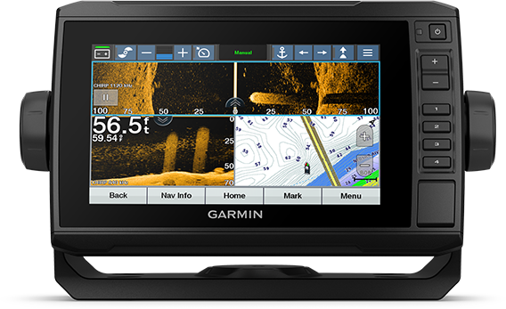 ECHOMAP UHD 72sv with trolling motor screen